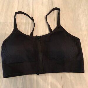 Athletic Works Dri More Ladies Black Sports Bra Size Medium